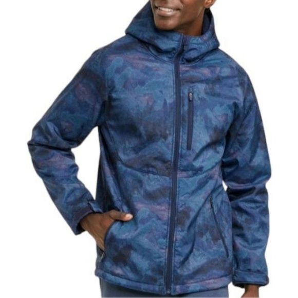 NWT All in Motion Small Men’s Navy Soft Sherpa Jacket - Picture 1 of 3